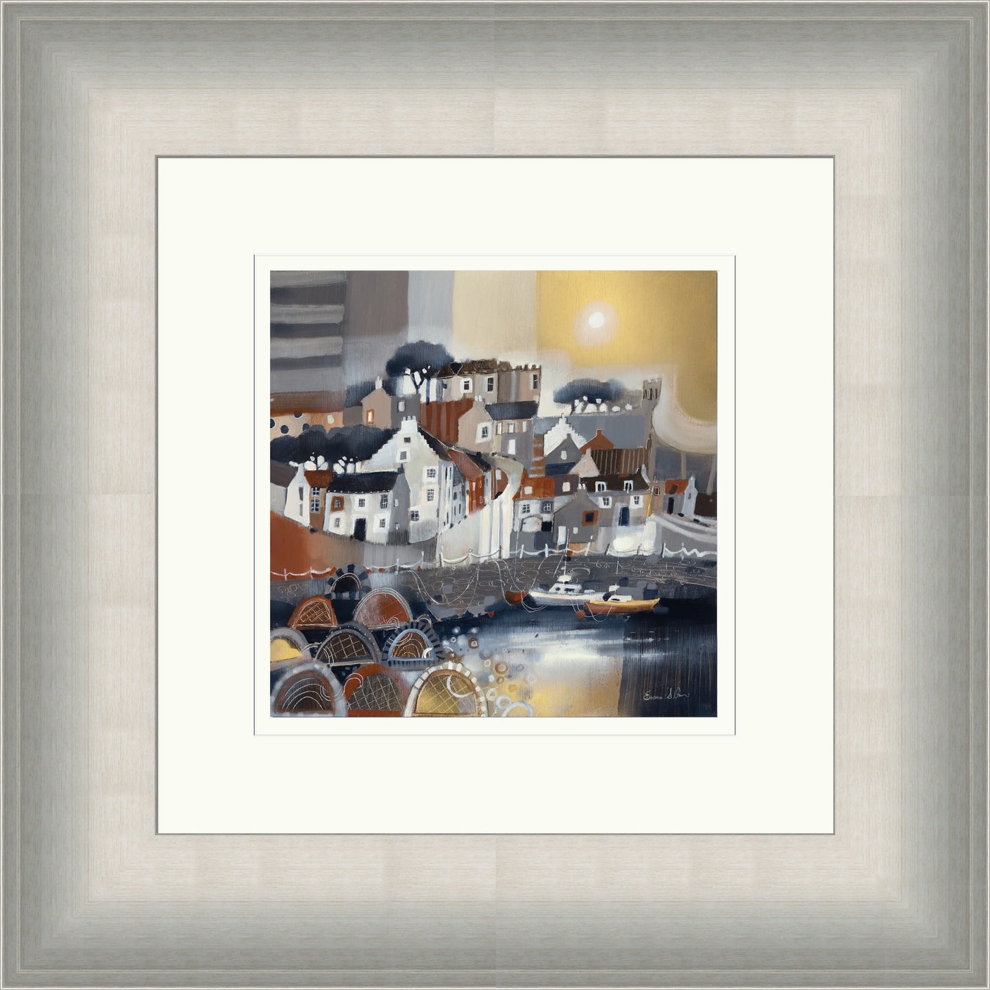 Home for the Night, Crail (Signed Limited Edition) by Emma S Davis