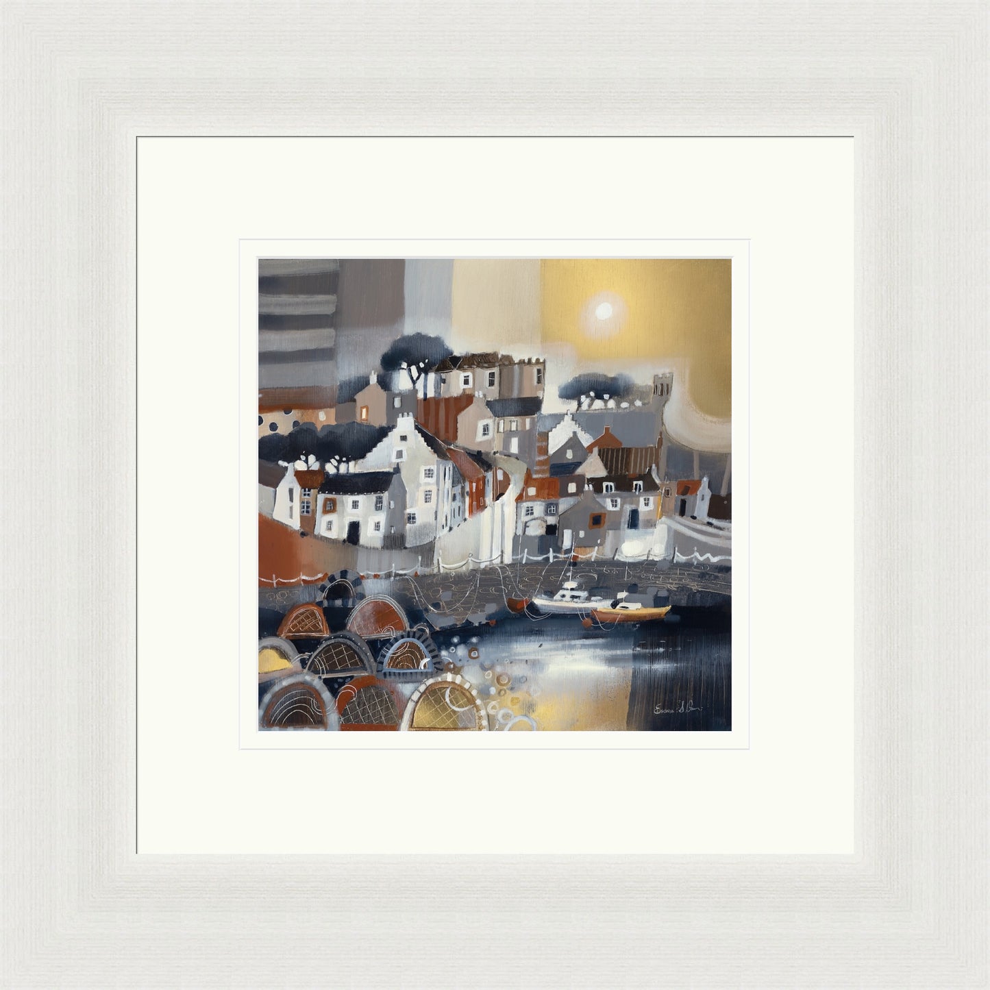Home for the Night, Crail (Signed Limited Edition) by Emma S Davis