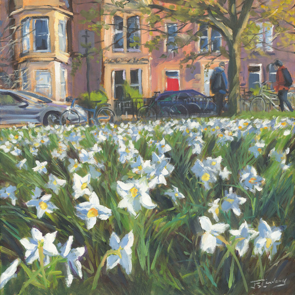 Spring Evening, Bruntsfield by James Somerville Lindsay - Petite