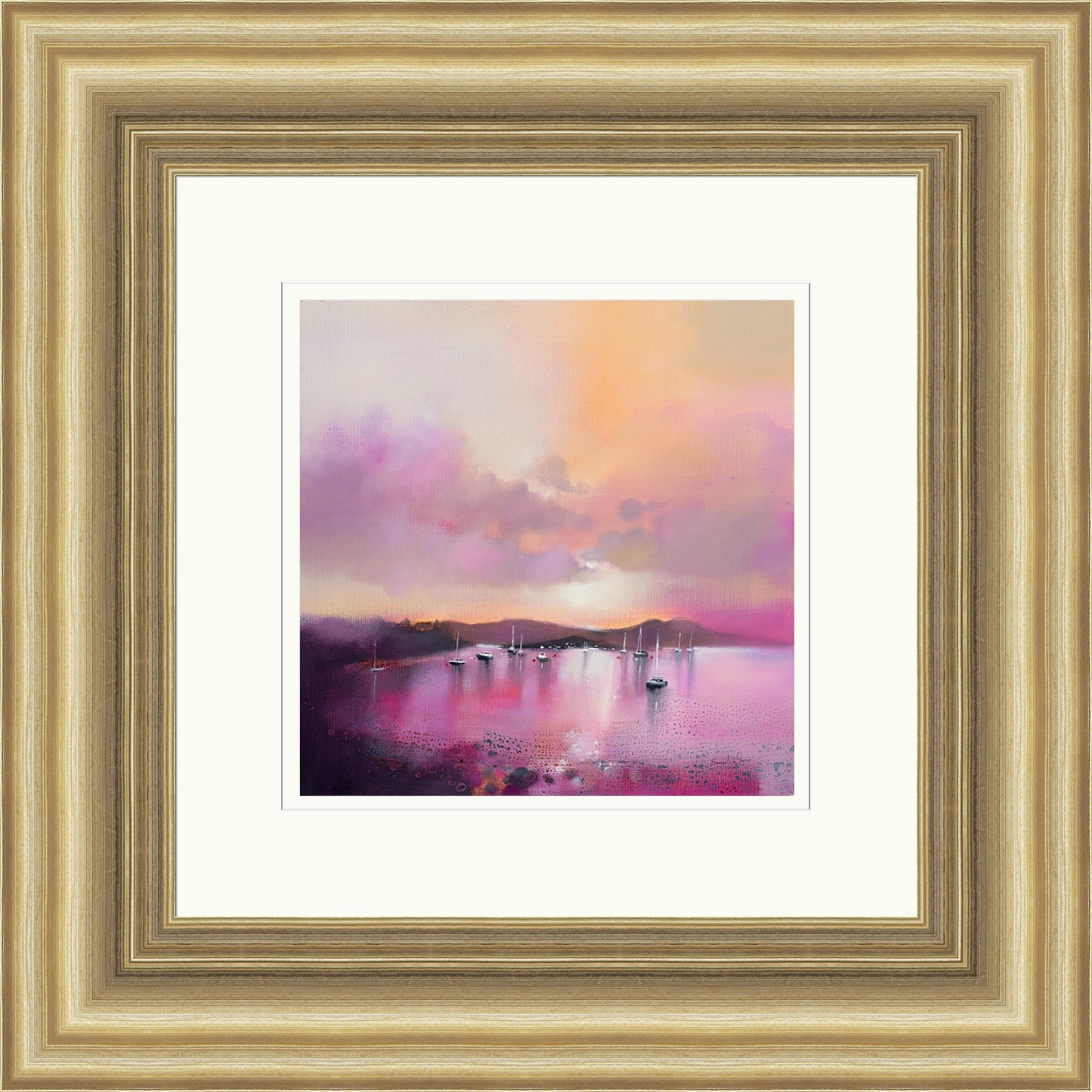 Loch Lomond Sunset (Signed Limited Edition) by Emma S Davis