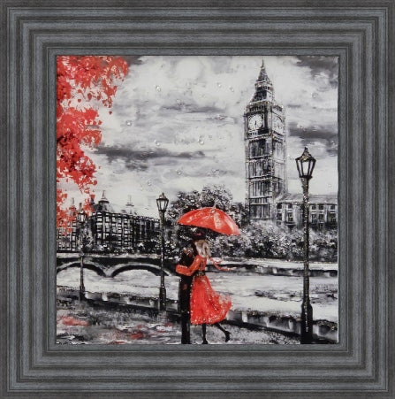 London Blossoms in Red