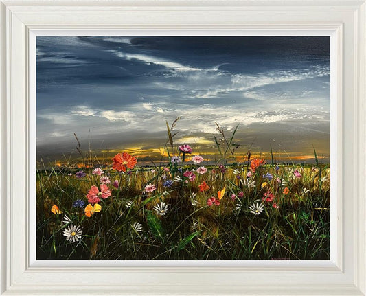 Lost for Words Original Oil Blossoms by Kimberley Harris