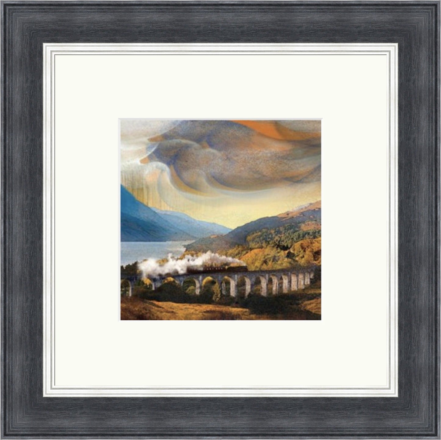 Steemin’ Up the Glenfinnan Viaduct - by Esther Cohen