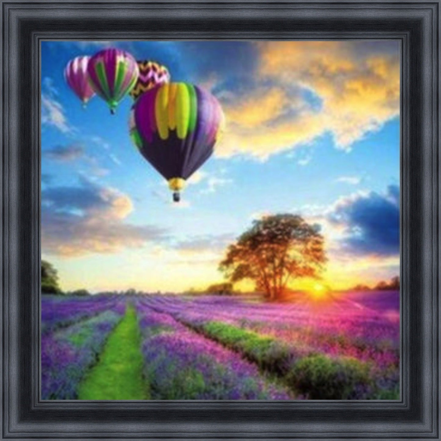Balloons & Lavender Mini Liquid Art