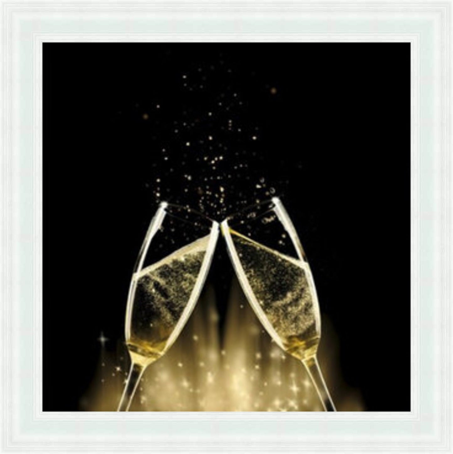 Champagne Bubbles  - Colour Burst Mini Liquid Art