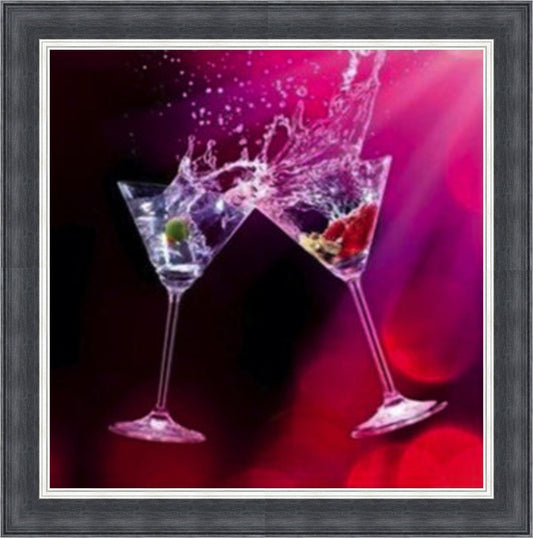 Cocktail Cheers - Colour Explosion Mini Liquid Art