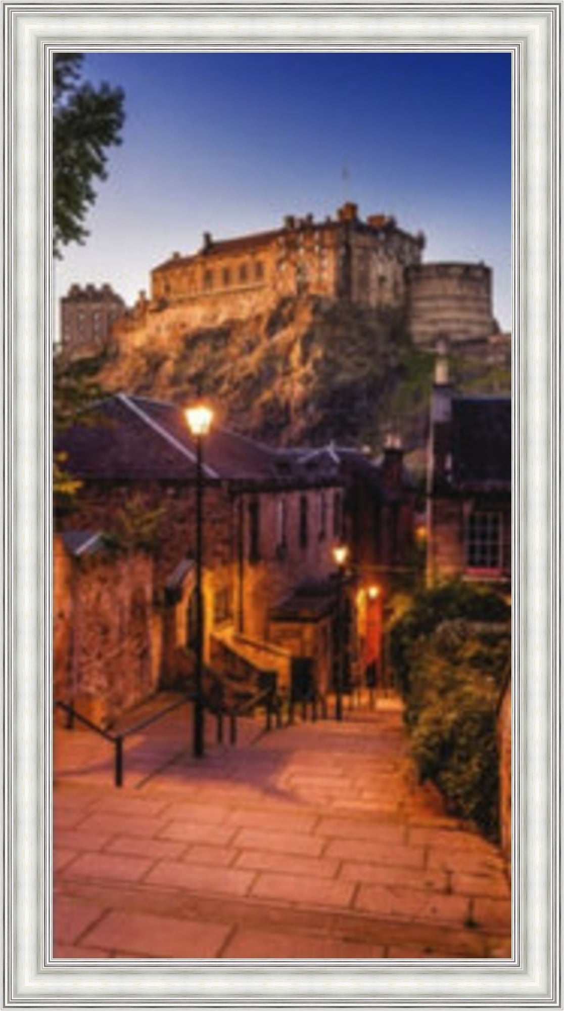 Edinburgh Castle - Colour Burst Mini Liquid Art