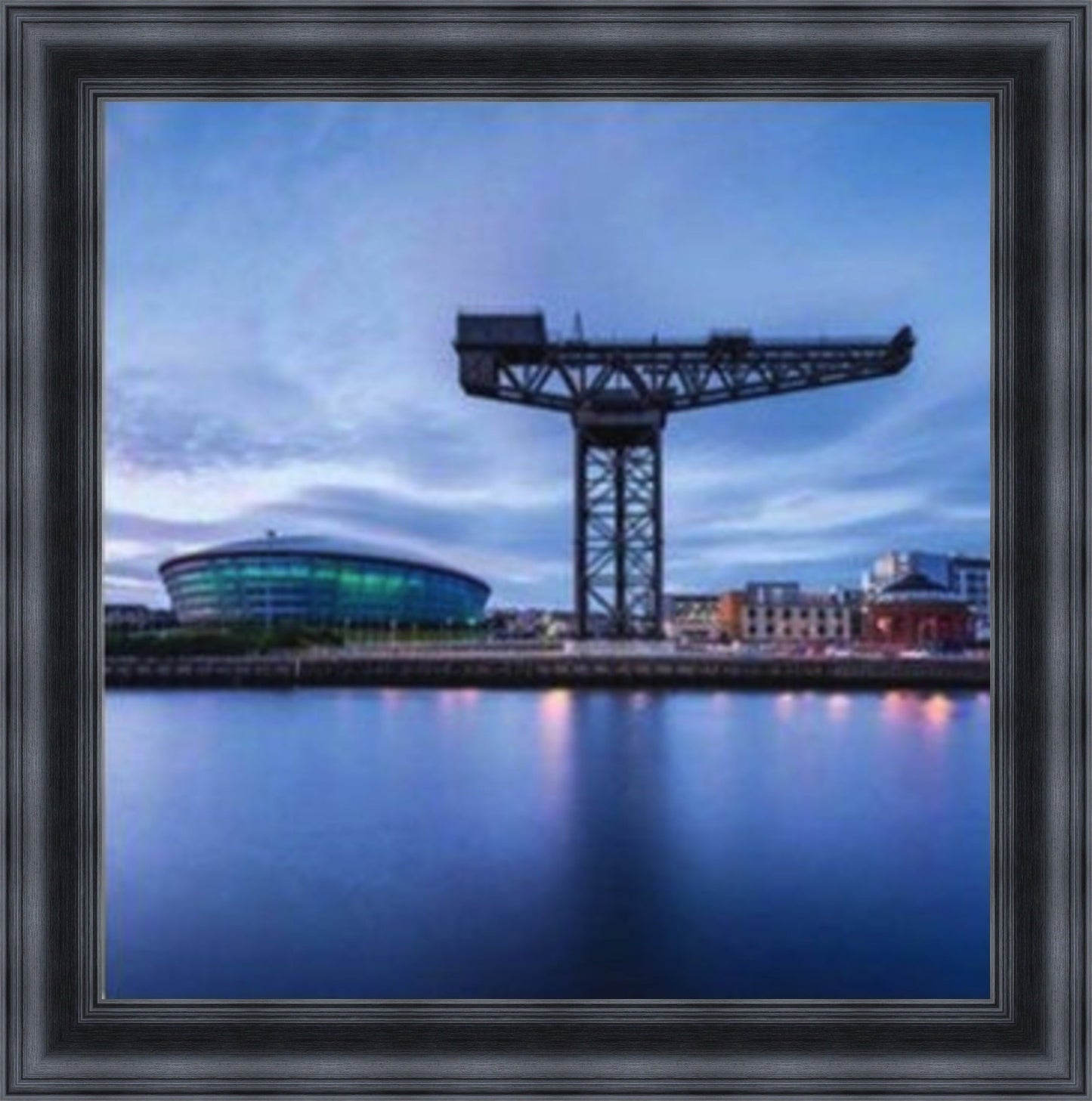 Finnieston Crane - Colour Burst Mini Liquid Art