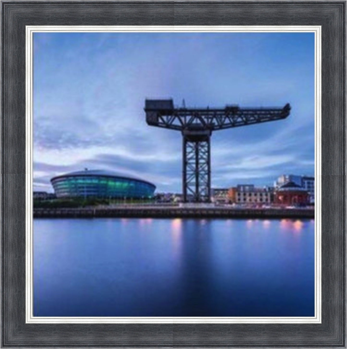 Finnieston Crane - Colour Burst Mini Liquid Art