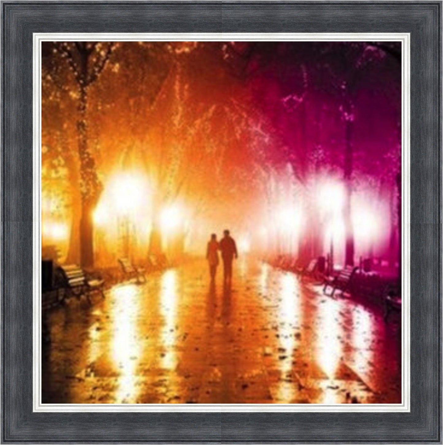 Lovers Walk - Colour Explosion Mini Liquid Art