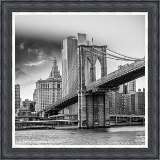 Vintage Brooklyn Bridge Mini Liquid Art