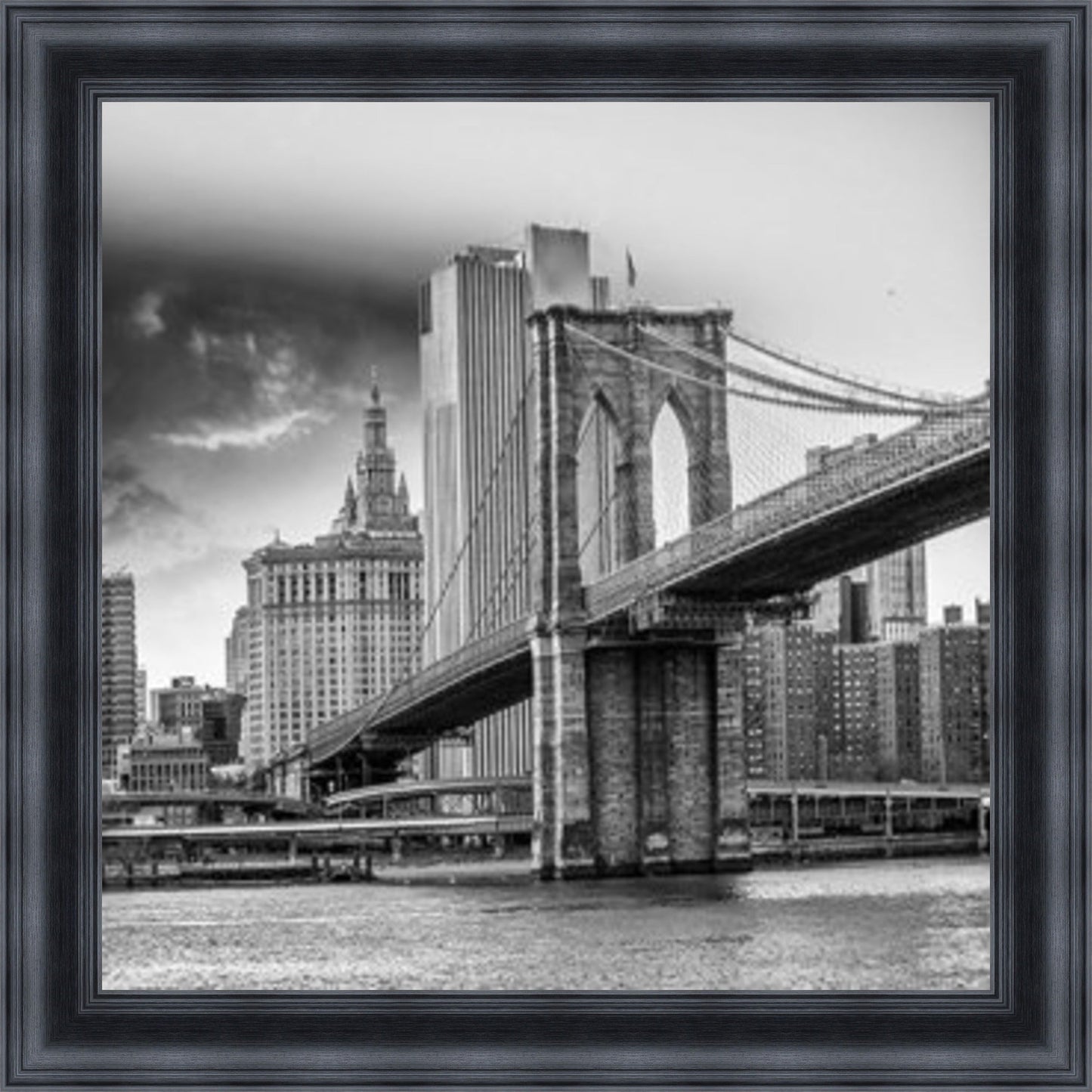 Vintage Brooklyn Bridge Mini Liquid Art