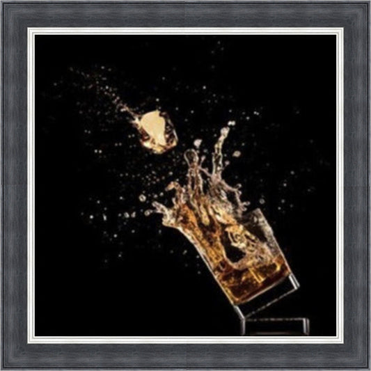 Whiskey Tilt Mini Liquid Art