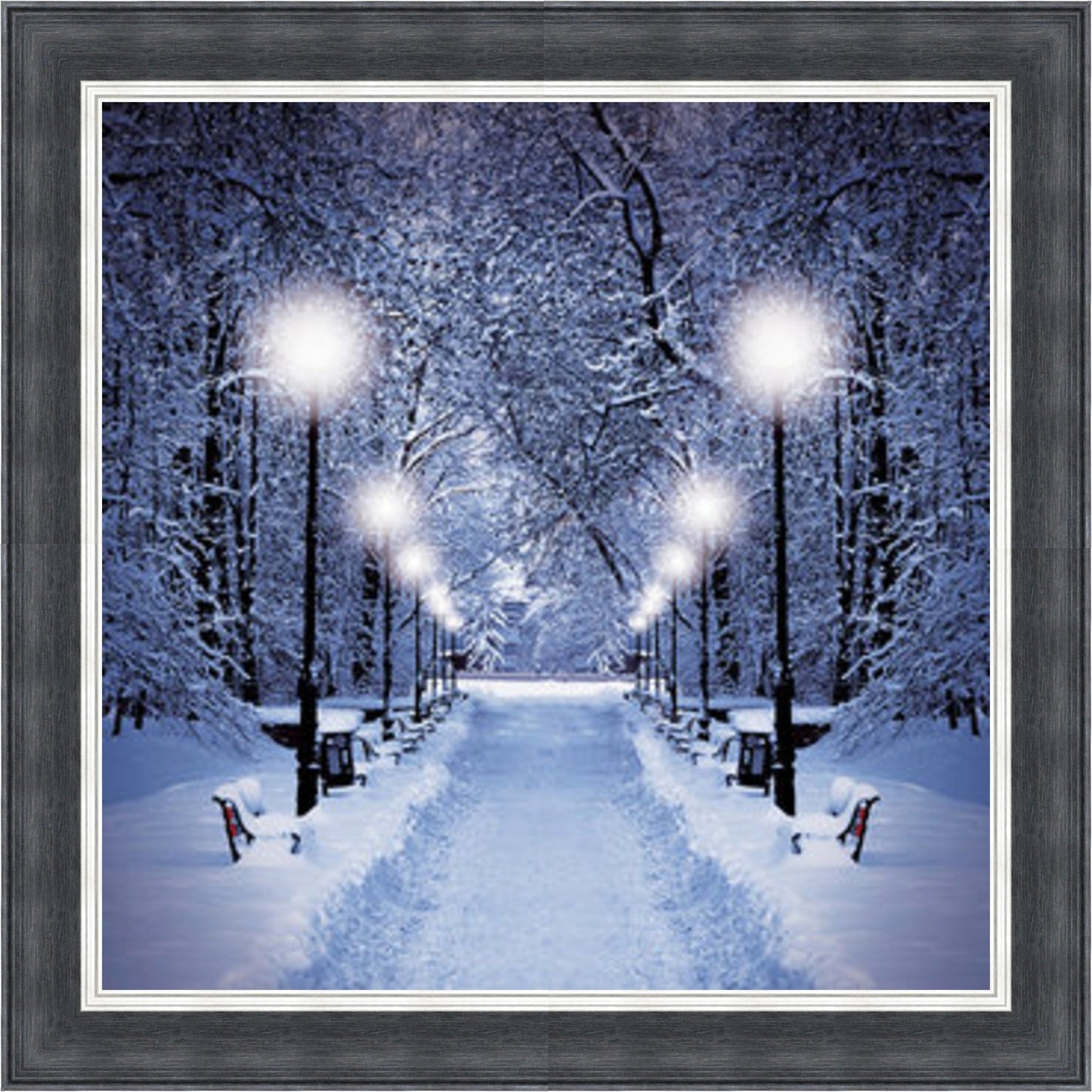 Winters Eve - Colour Burst Mini Liquid Art