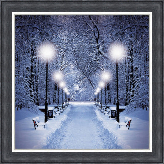 Winters Eve - Colour Burst Mini Liquid Art