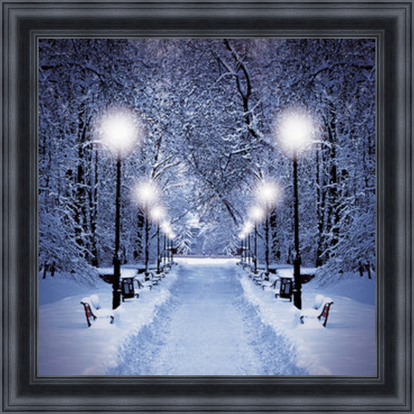Winters Eve - Colour Burst Mini Liquid Art
