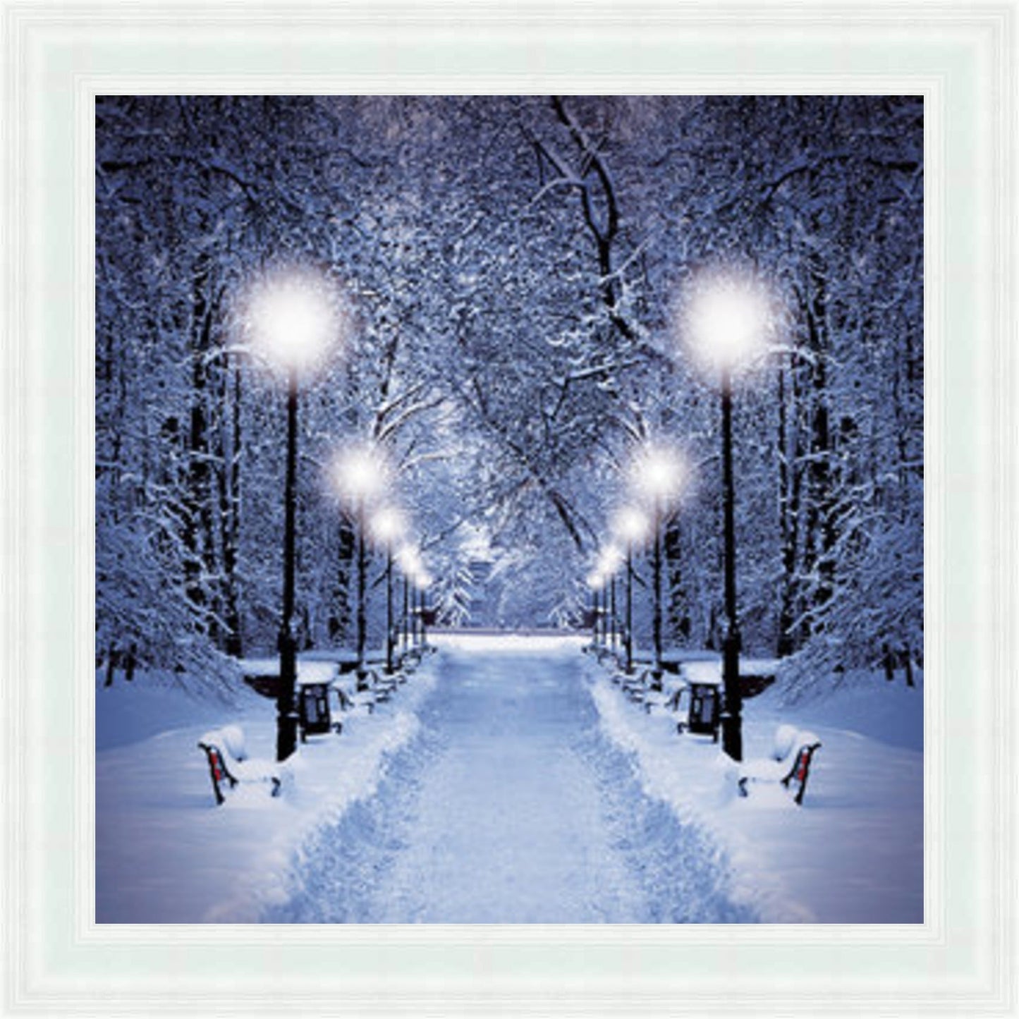 Winters Eve - Colour Burst Mini Liquid Art