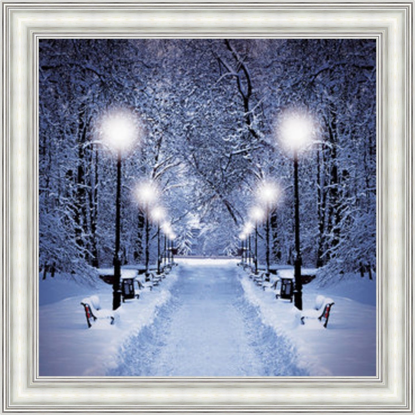 Winters Eve - Colour Burst Mini Liquid Art