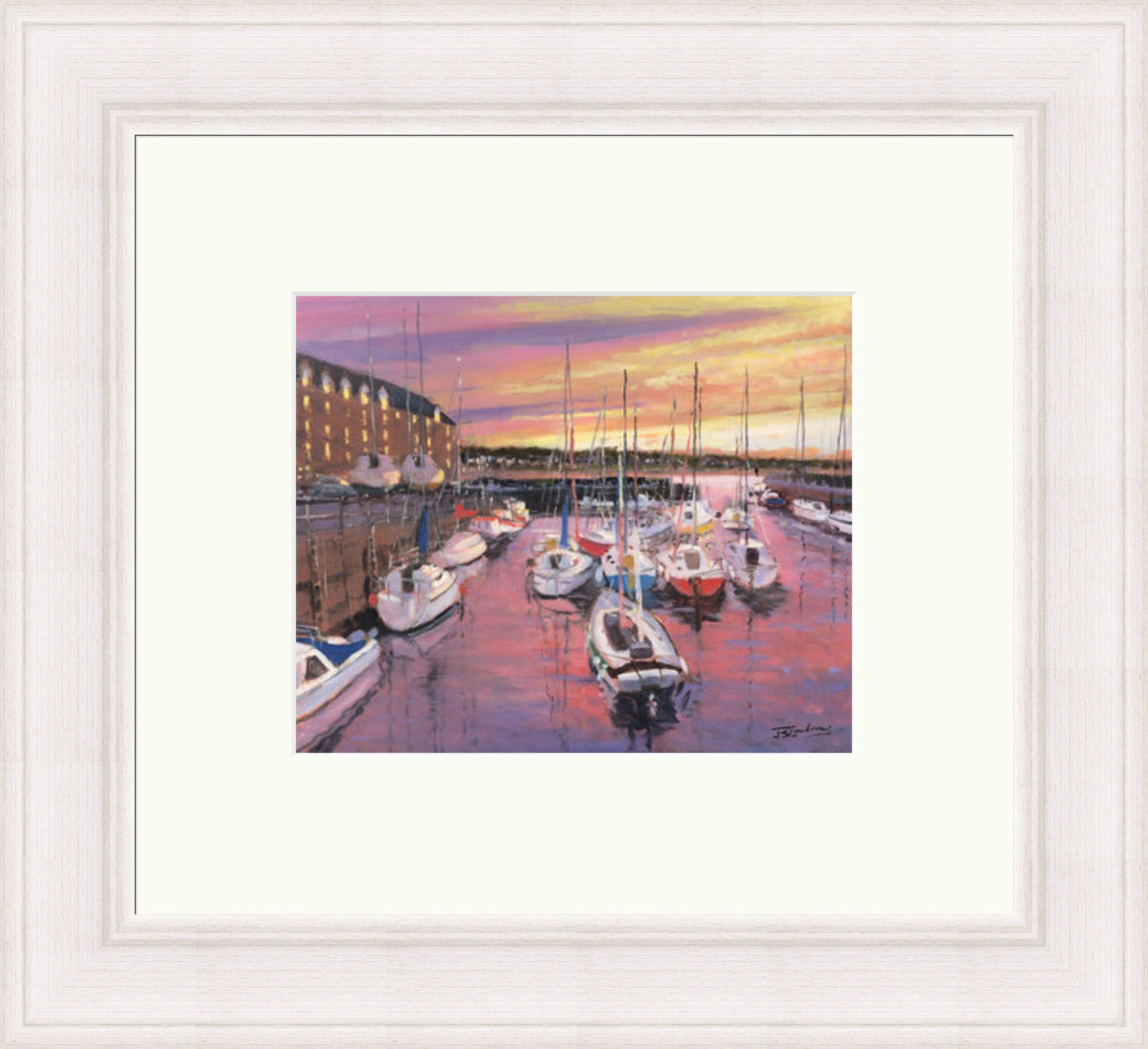 Harbour Sunset, North Berwick by James Somerville Lindsay