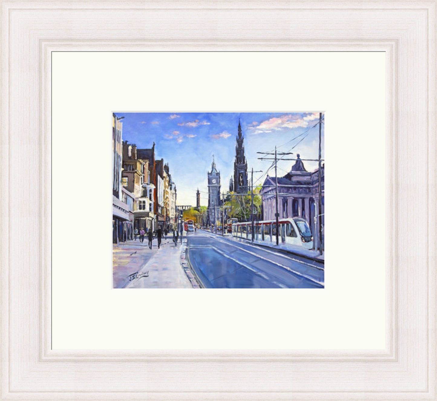 Good Morning, Princes Street Edinburgh by James Somerville Lindsay