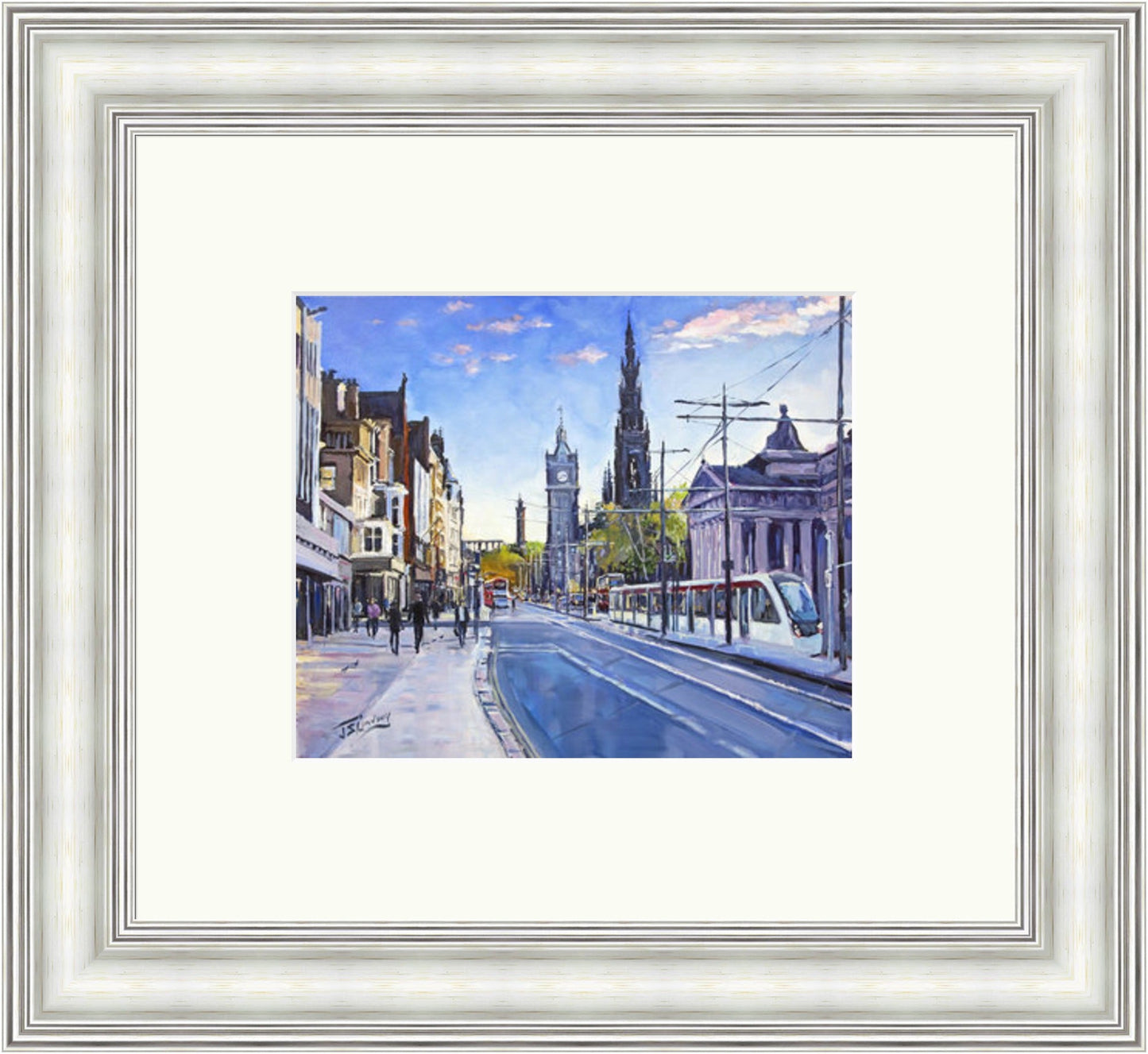 Good Morning, Princes Street Edinburgh by James Somerville Lindsay