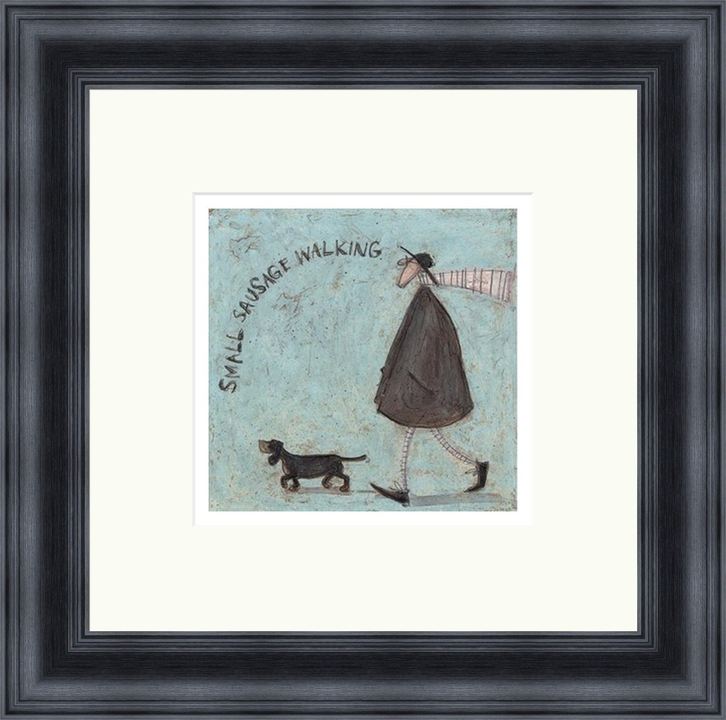 Small Sausage Walking by Sam Toft