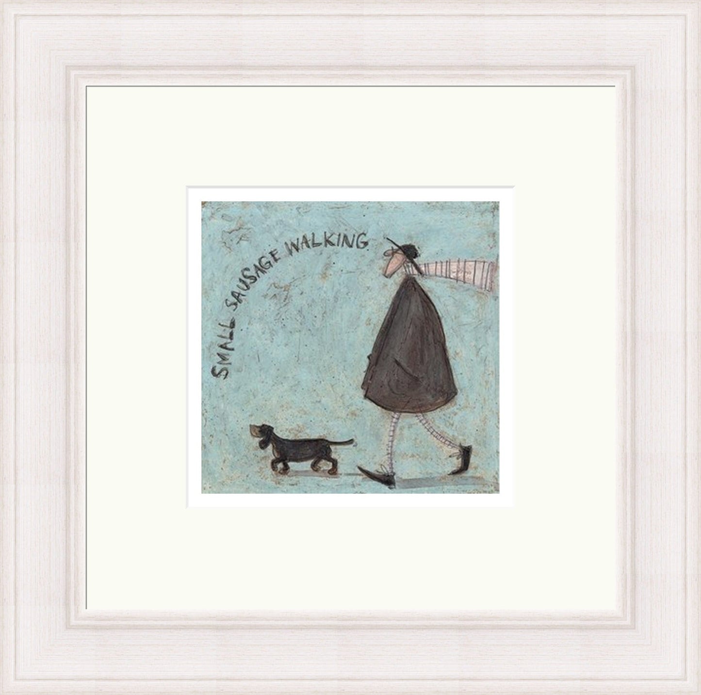Small Sausage Walking by Sam Toft