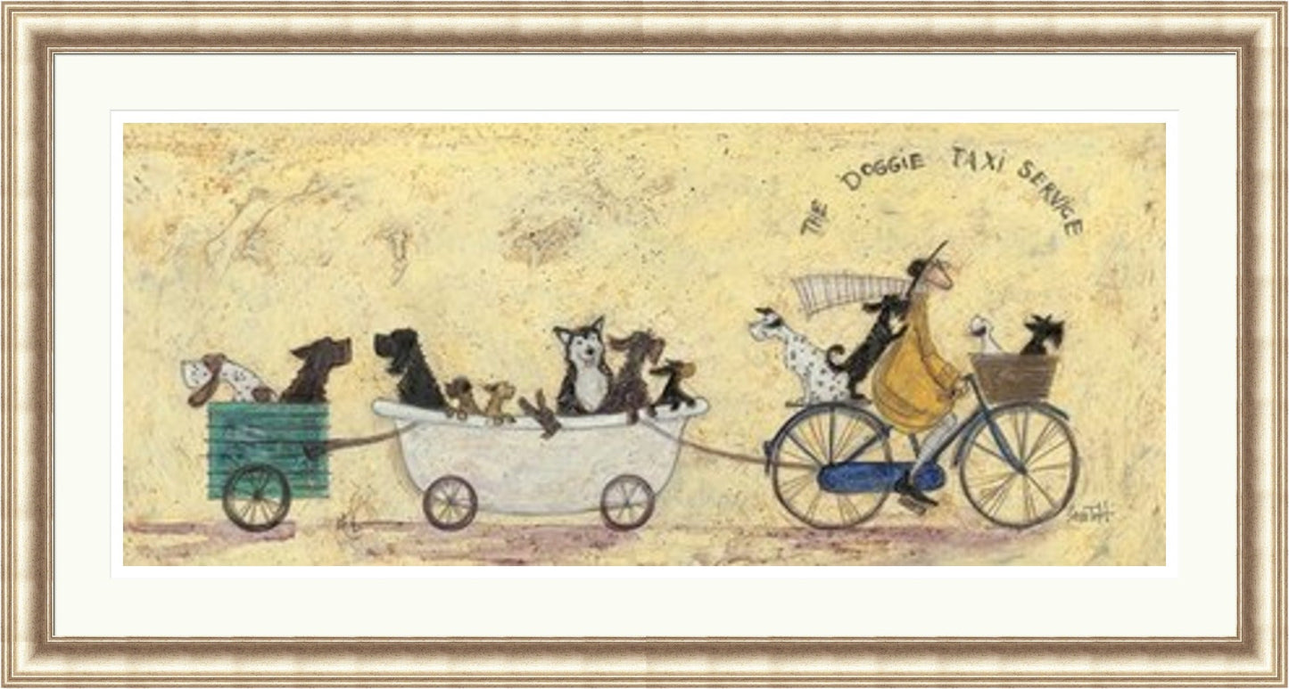 The Doggie Taxi Service by Sam Toft