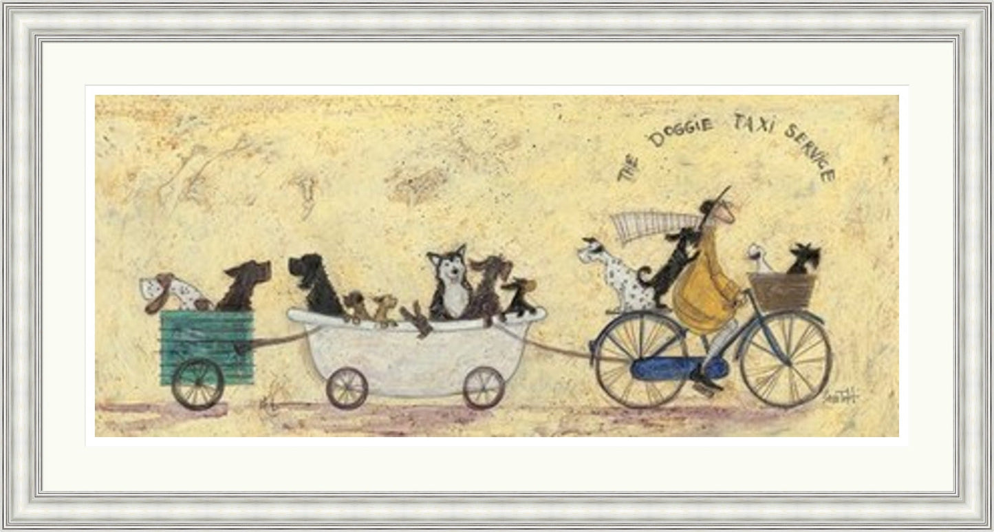 The Doggie Taxi Service by Sam Toft