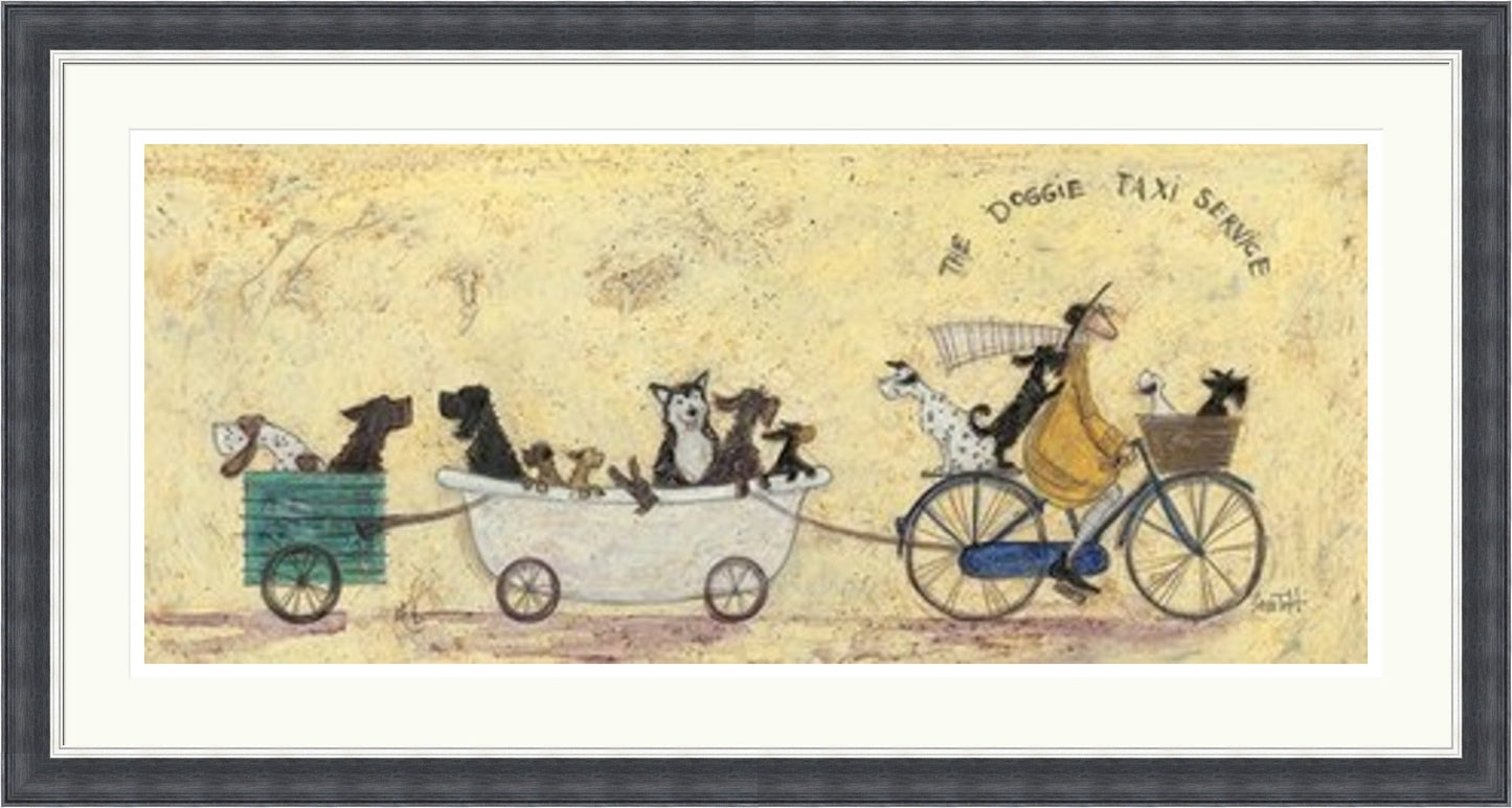 The Doggie Taxi Service by Sam Toft