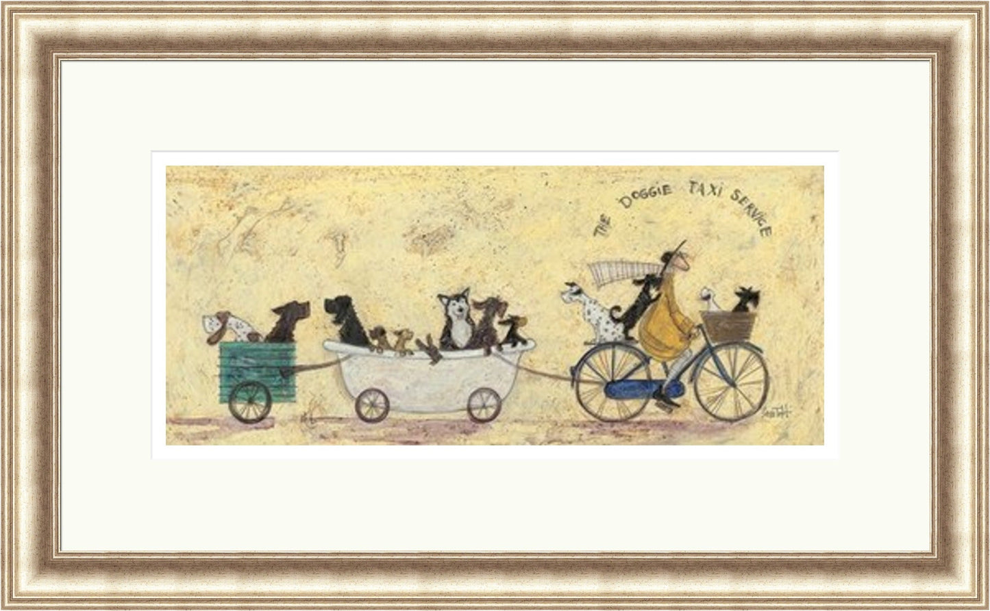 The Doggie Taxi Service by Sam Toft