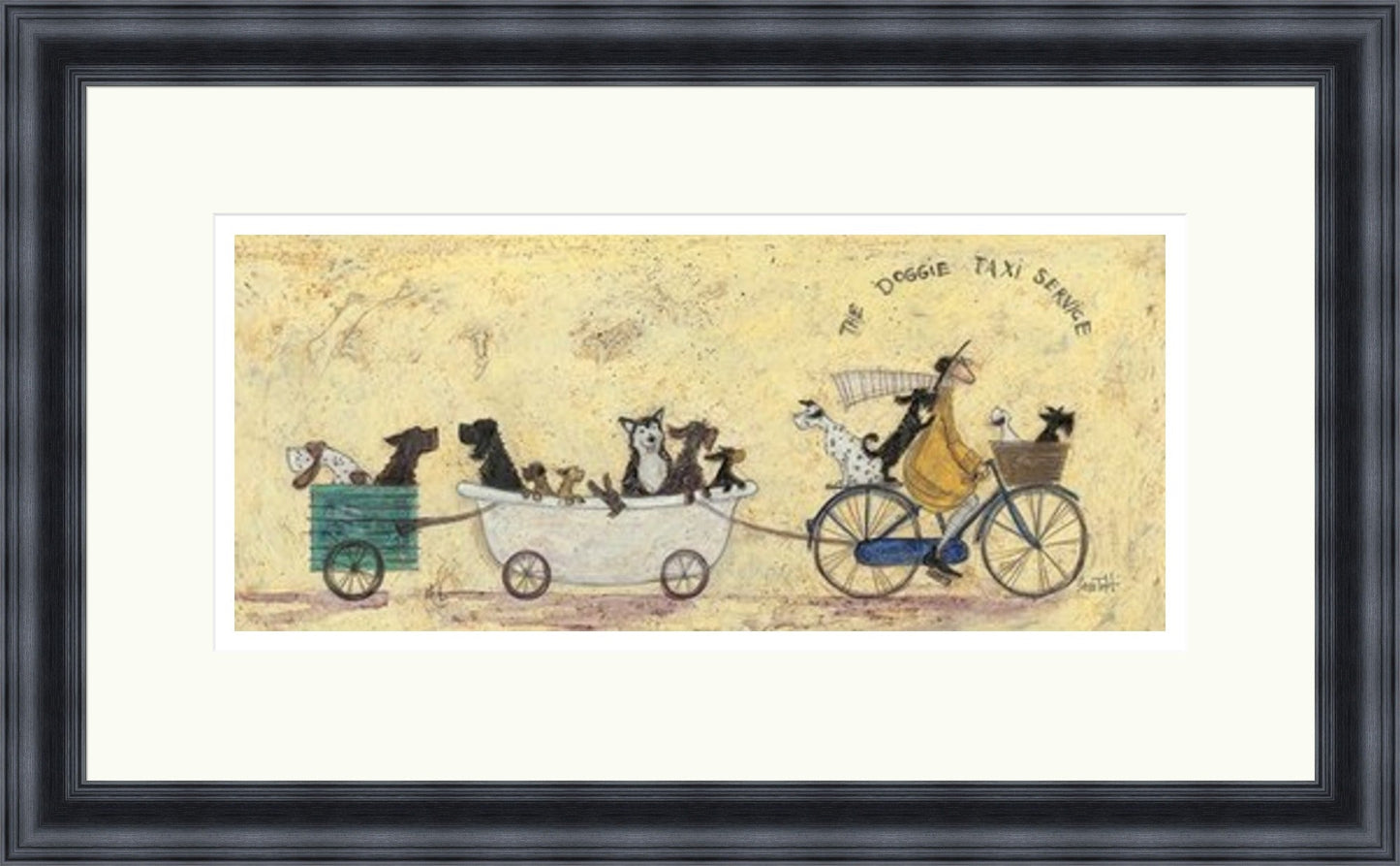 The Doggie Taxi Service by Sam Toft