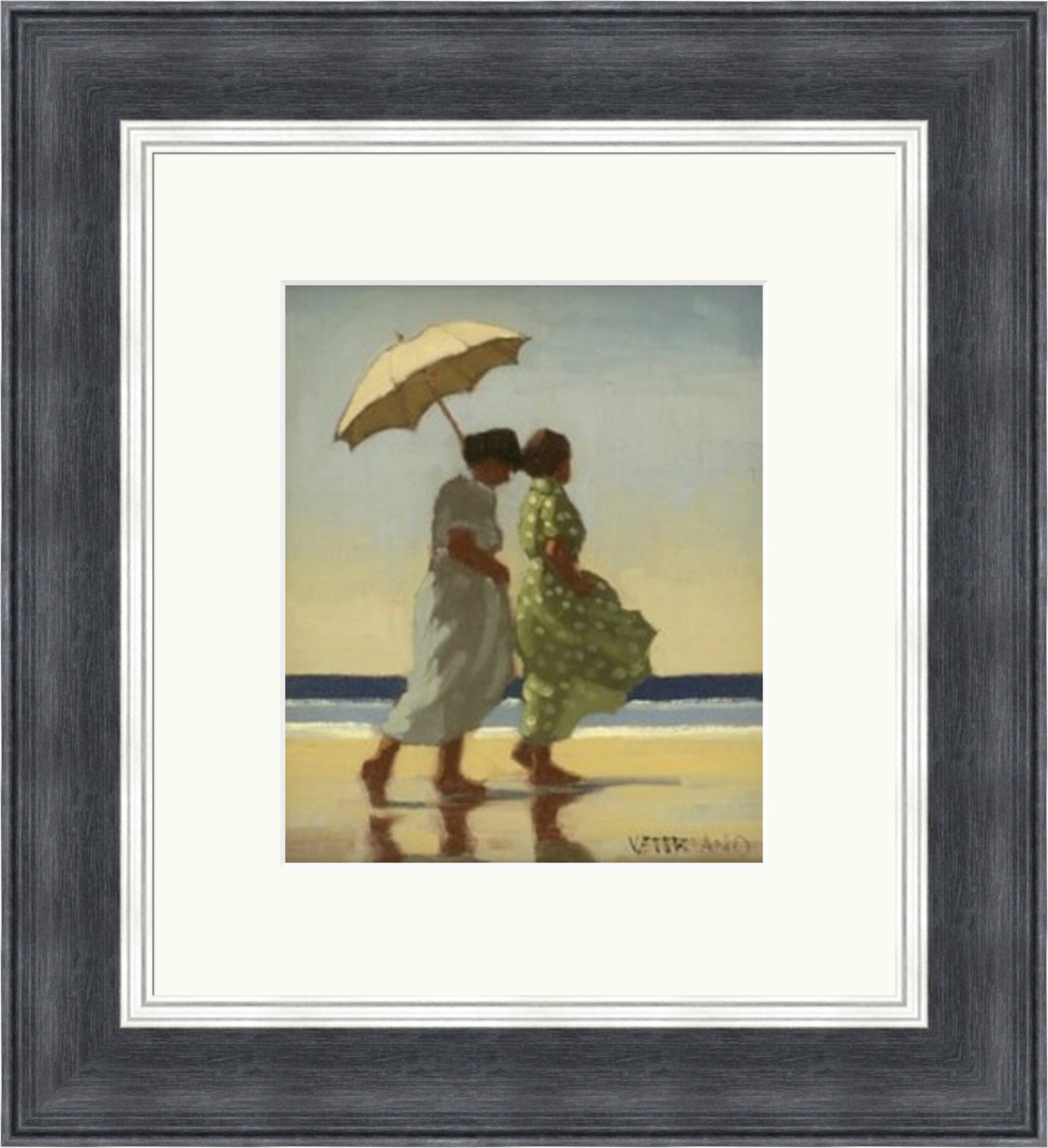Green and Blue by Jack Vettriano