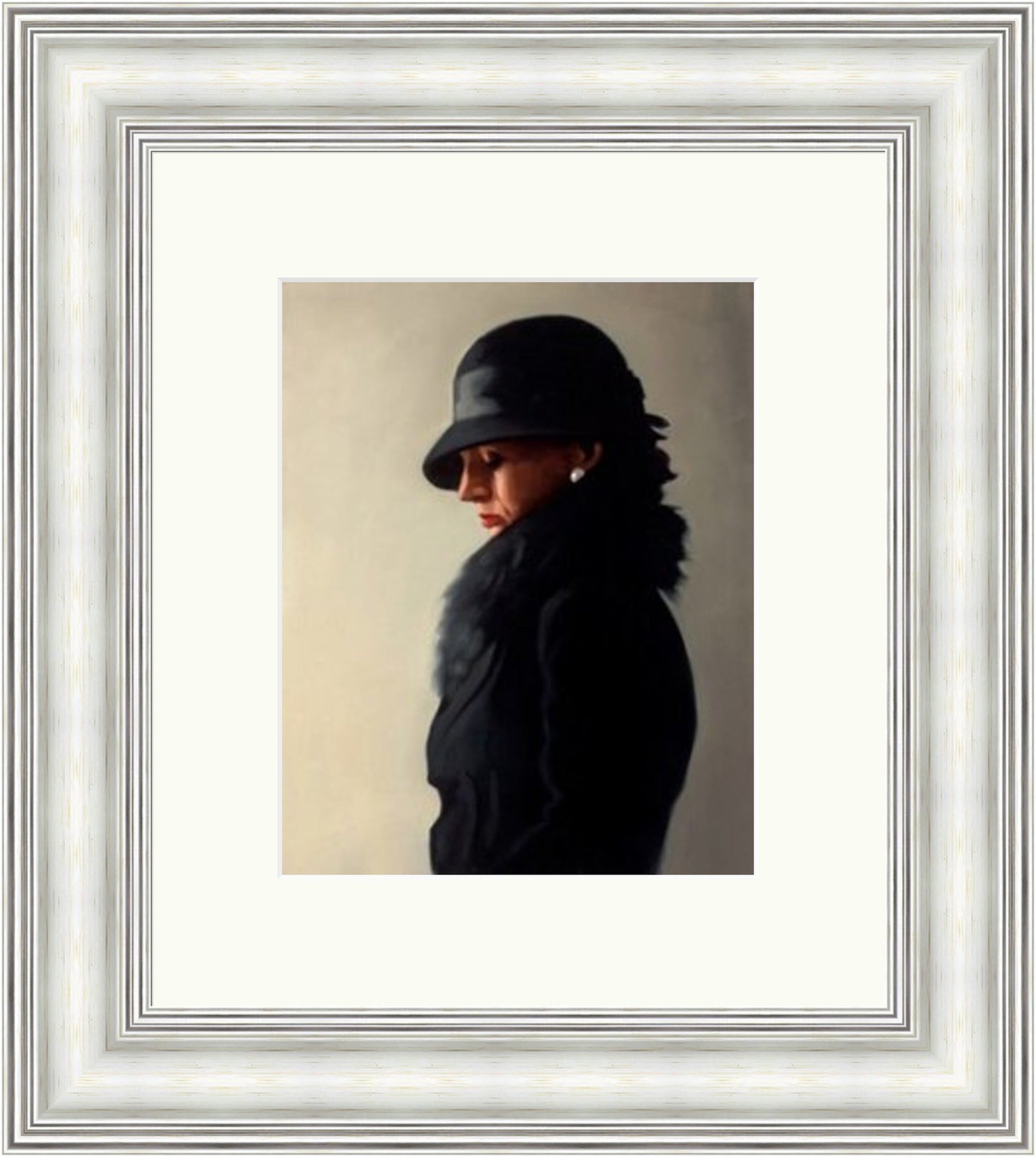 Portrait in Black & Pearl by Jack Vettriano