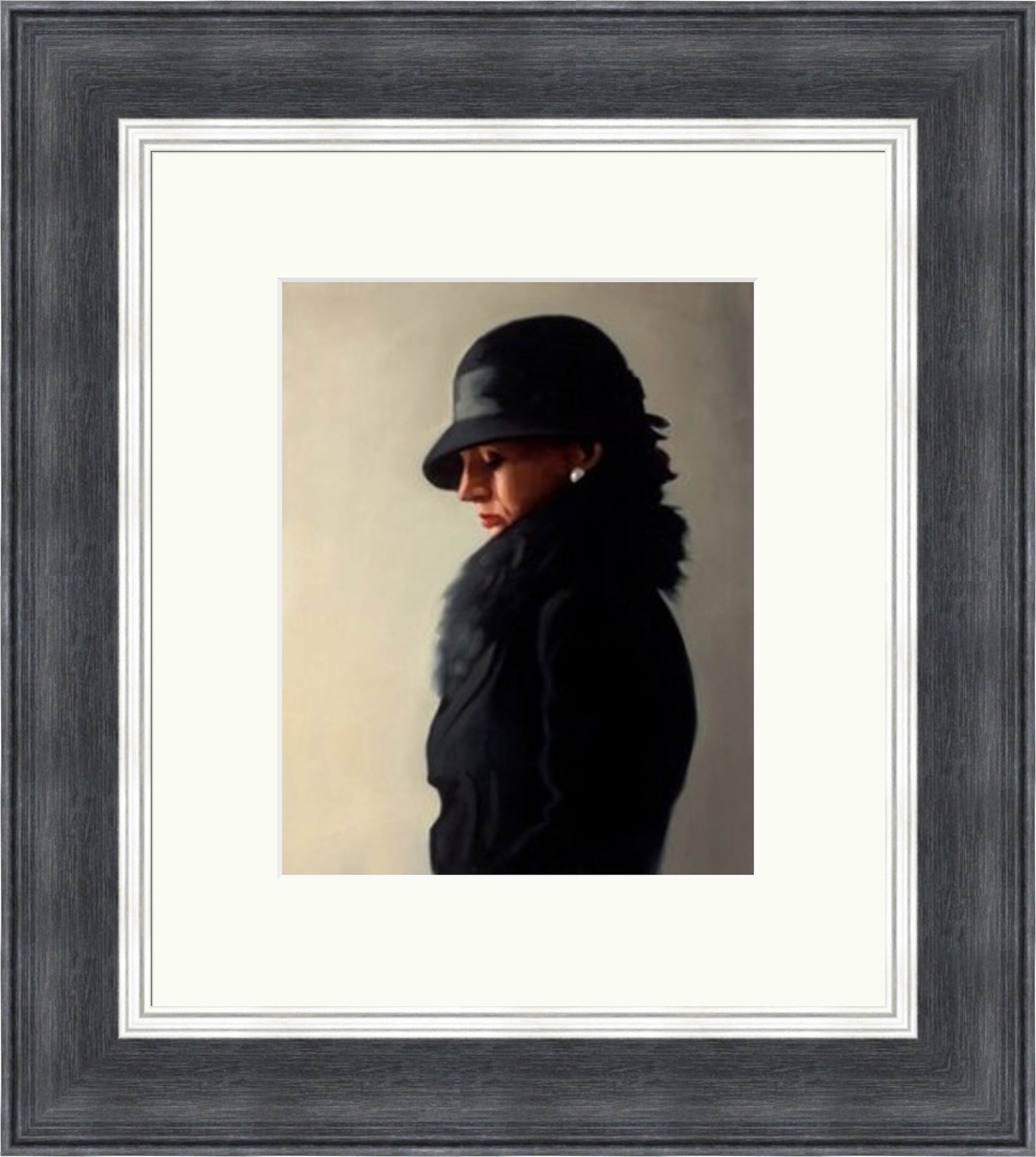 Portrait in Black & Pearl by Jack Vettriano