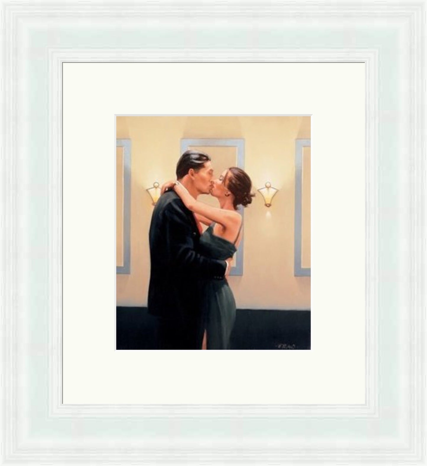 Betrayal - First Kiss by Jack Vettriano