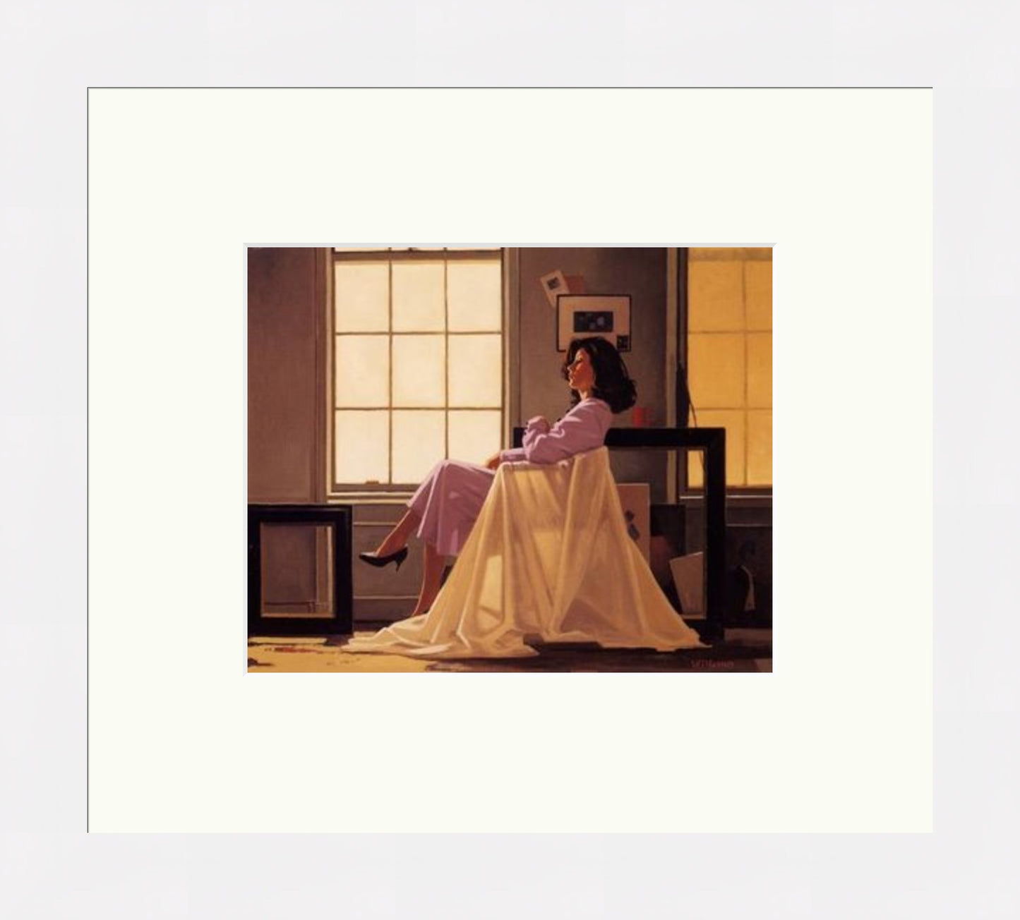Winter Light and Lavender by Jack Vettriano - Petite