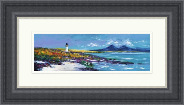 Beached at Lochindall, Islay by Jean Feeney