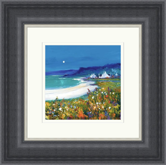 Moonlight, Kildonan Bay Arran by Jean Feeney