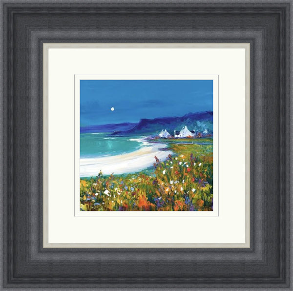 Moonlight, Kildonan Bay Arran by Jean Feeney