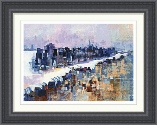 New York & Manhattan Island by Colin Ruffell