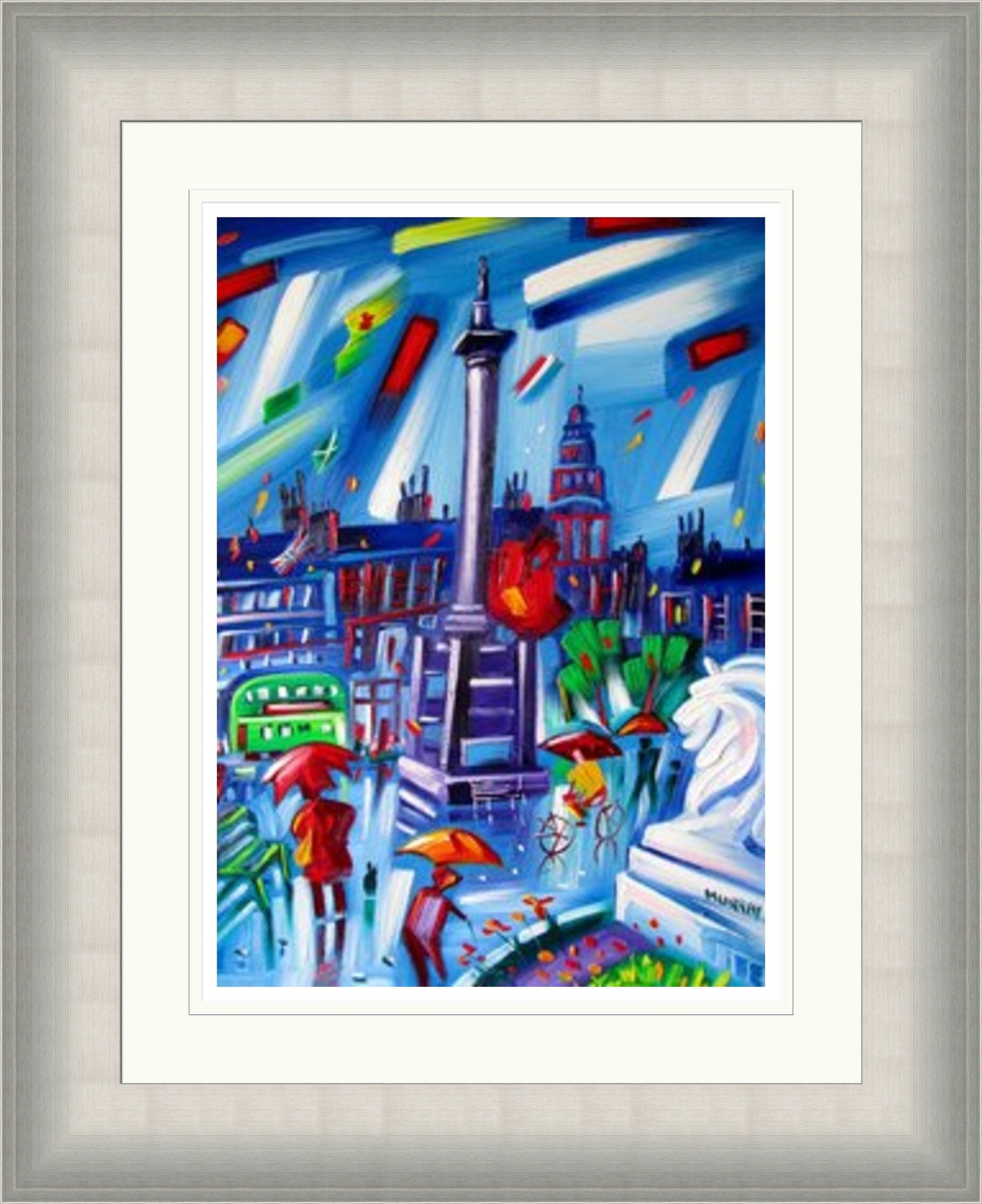 Busy Day At George Square by Raymond Murray