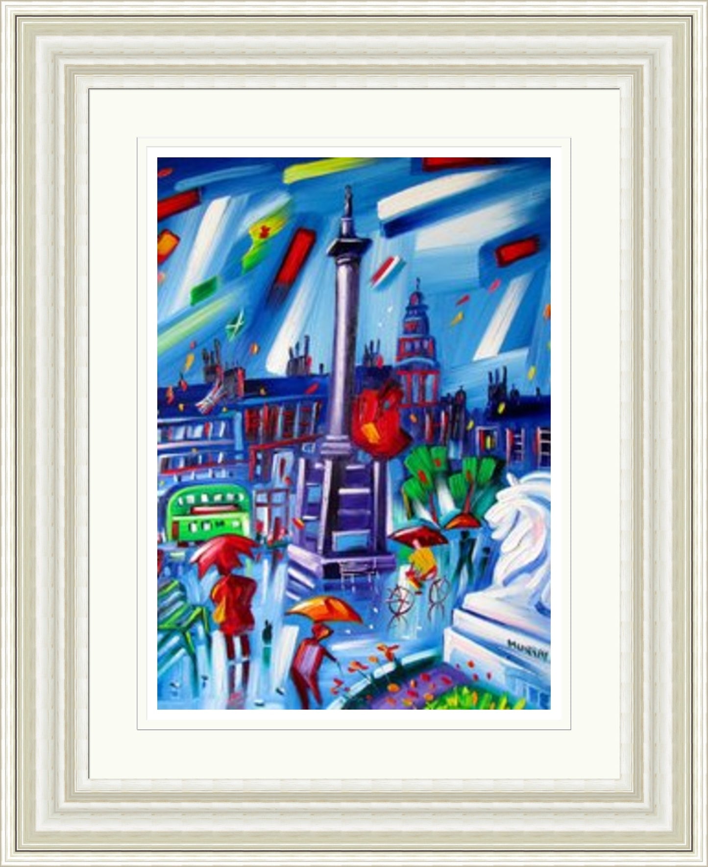 Busy Day At George Square by Raymond Murray
