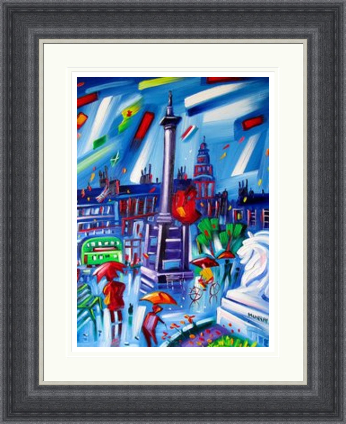 Busy Day At George Square by Raymond Murray