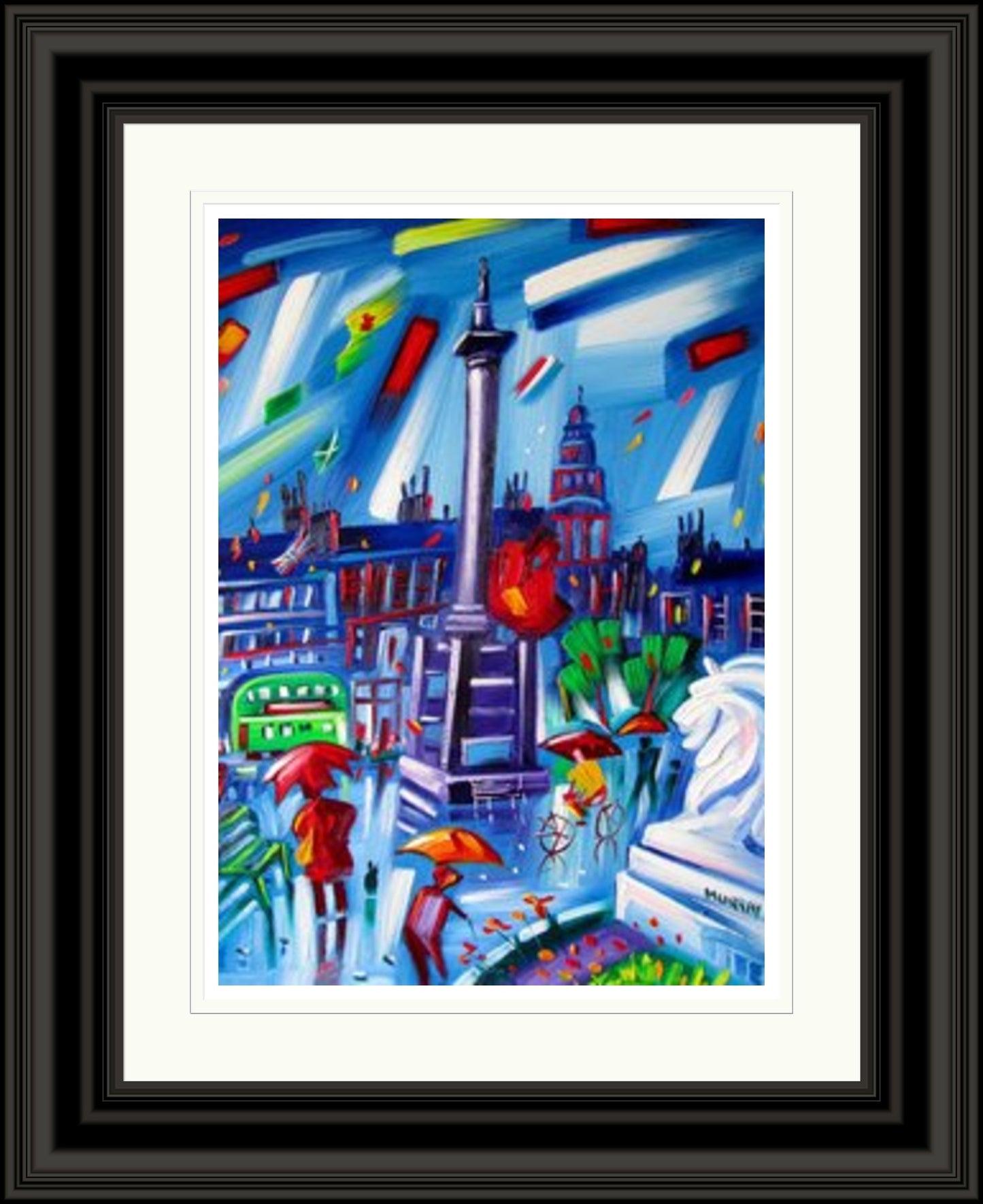 Busy Day At George Square by Raymond Murray