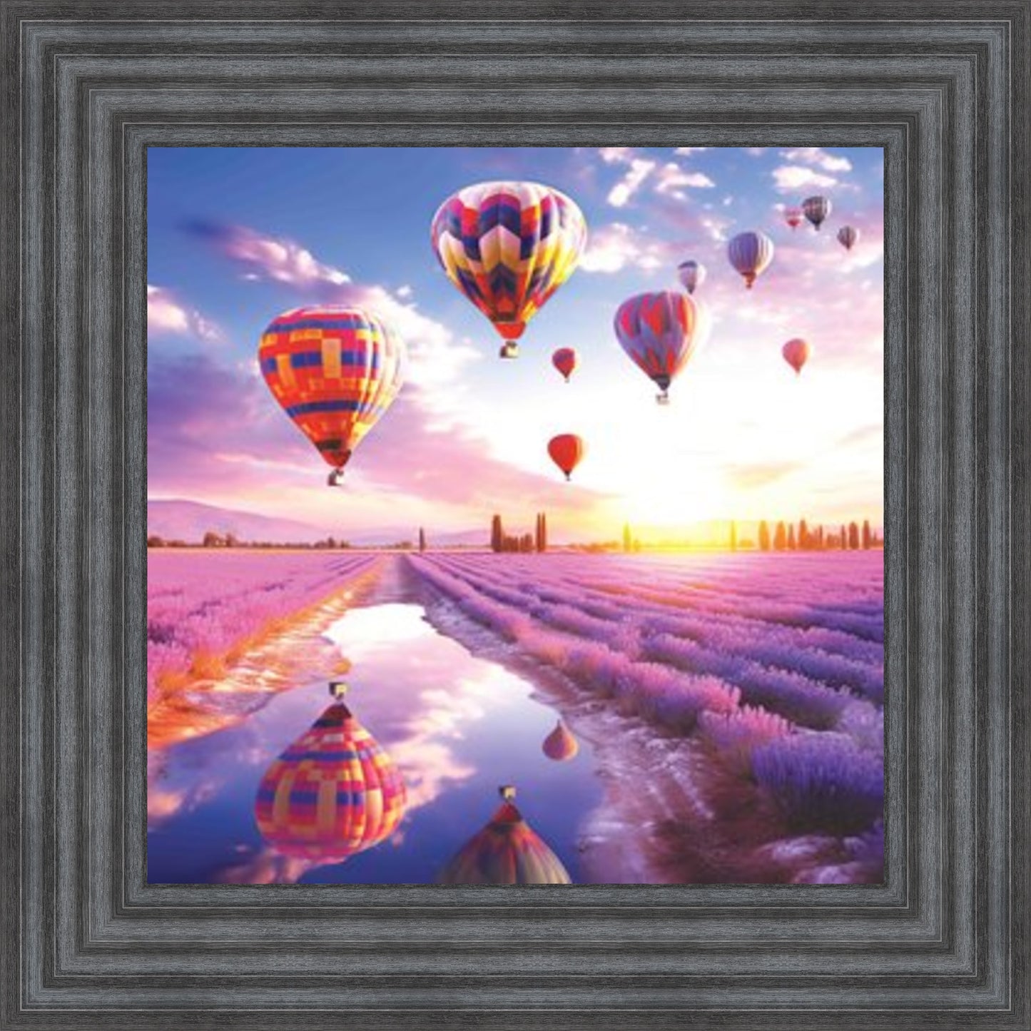 Balloons Over Lavender Water