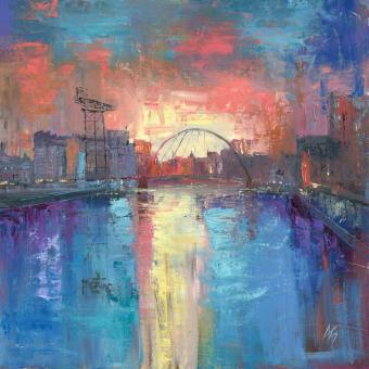My Beautiful Glasgow Squinty Bridge by Michael Murphy