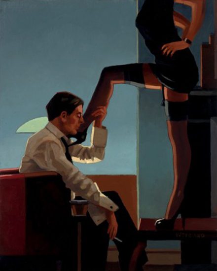 Night Calls II by Jack Vettriano