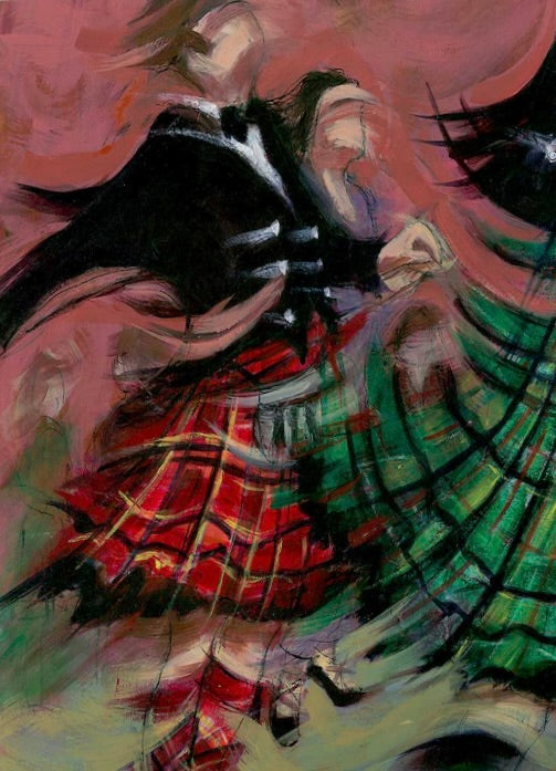 On Your Toes Ceilidh Dancers by Janet McCrorie - Petite