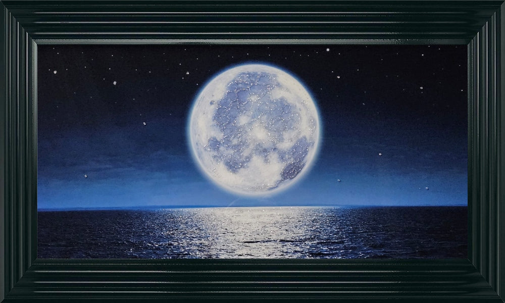 Blue Moon Over Water